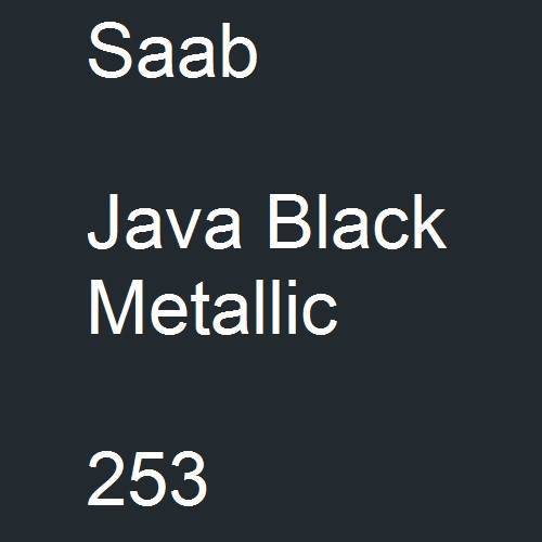 Saab, Java Black Metallic, 253.